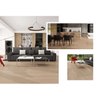 Three-Layer Solid Wood Composite Flooring Light Color Style 1