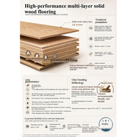 High-Performance Multi-Layer Engineered Wood Flooring
